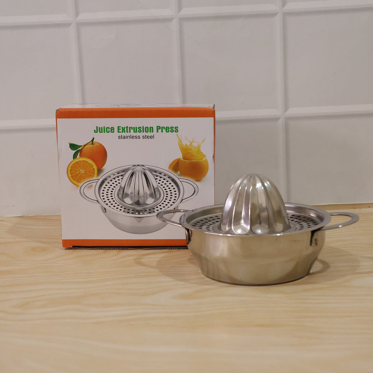Stainless Steel Citrus Juicer  Easy Manual Hand Press For Fresh Juice