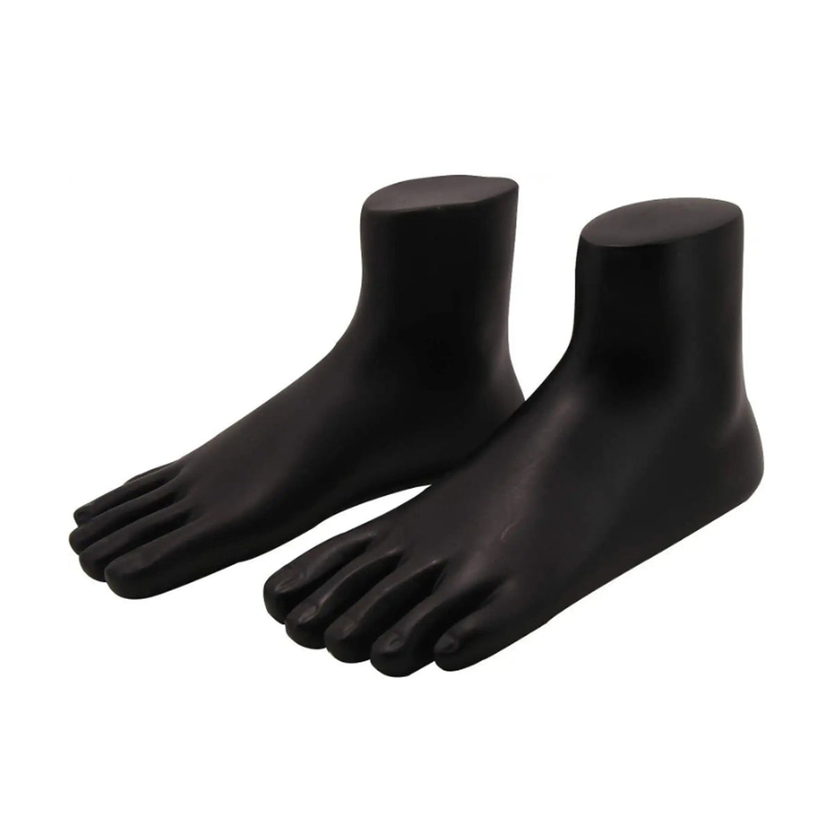 Premium Black Foot Mannequin Display Stand (1 Pair)