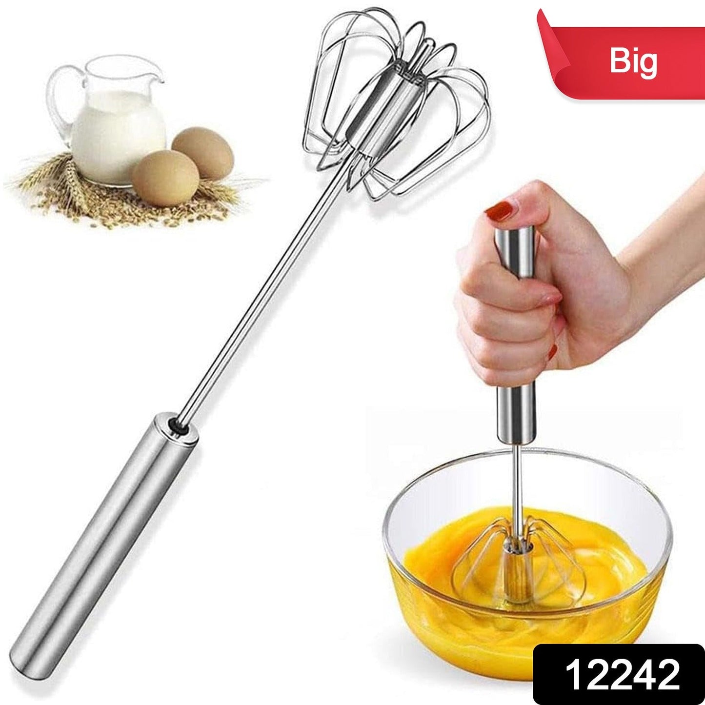 Rotary whisk pack
