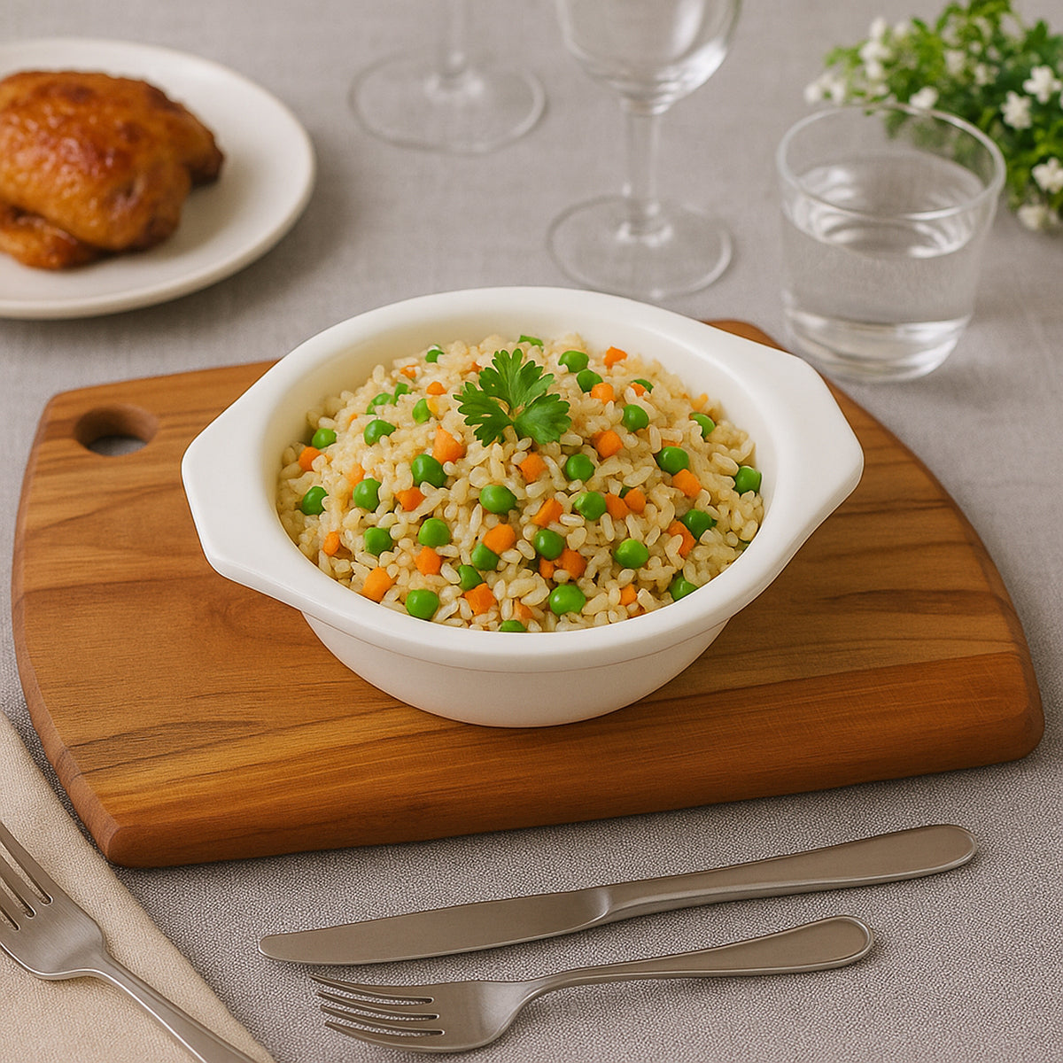 Premium Plastic Serving  Mixing Bowl With Easy-grip Side Tabs (1 Pc)