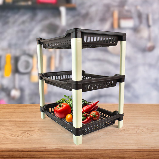 Apex Big Multi Use Plastic Storage Rack  3-tier (1 Pc)