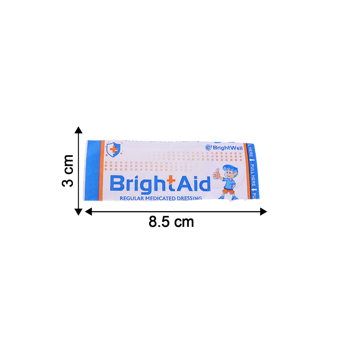 Brightaid Regular Adhesive Bandages For Cuts Wounds And First Aid (5 Pc)