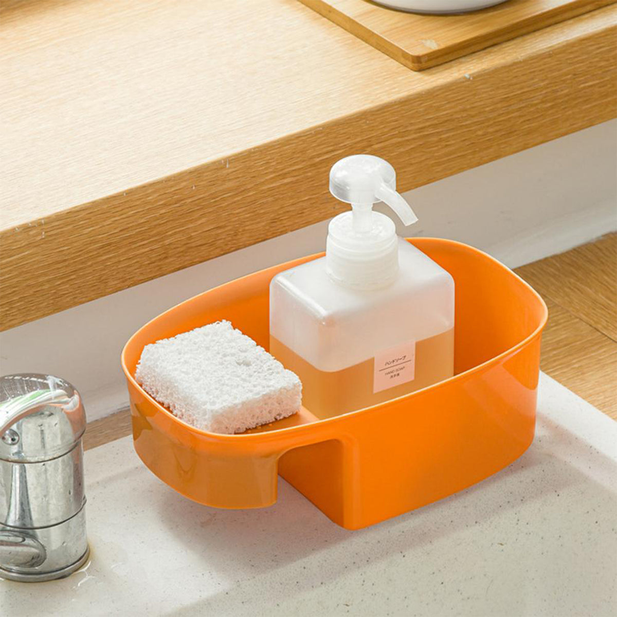 2833 Kitchen Dish Drainer And Drying Rack Sink Basket For Washing Bowls Utensils Vegetables Fruits Storage Organiser