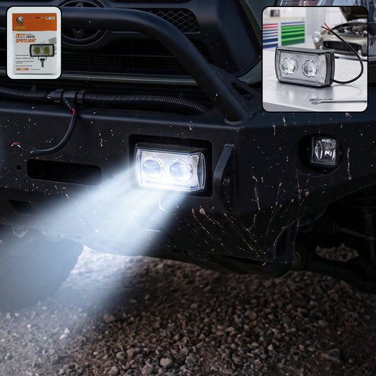 3 Mode LED Fog Light – Ultra Mini Dual Lens for Vehicle Safety