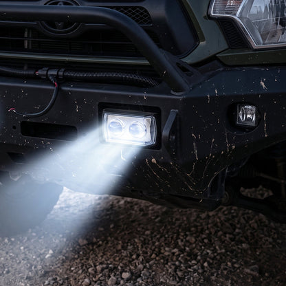 3 Mode LED Fog Light – Ultra Mini Dual Lens for Vehicle Safety
