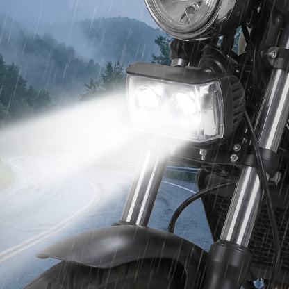 3 Mode LED Fog Light – Ultra Mini Dual Lens for Vehicle Safety