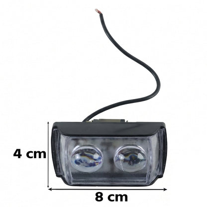 3 Mode LED Fog Light – Ultra Mini Dual Lens for Vehicle Safety