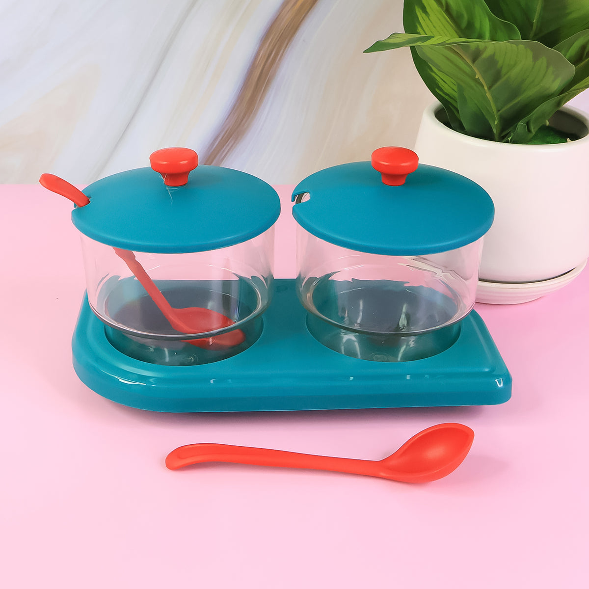 Supermom Storewell Multipurpose Spice And Condiment Container Set (2 Pc)