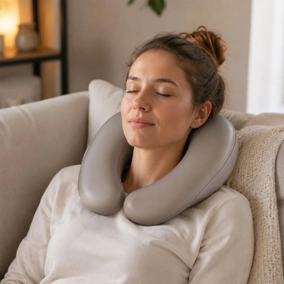 U Shape Hot Water Bottle Bag For Neck And Shoulder Pain Relief Warmth (1 Pc)