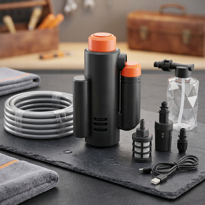 Portable High Pressure Cordless Car Washer  Effortless Cleaning