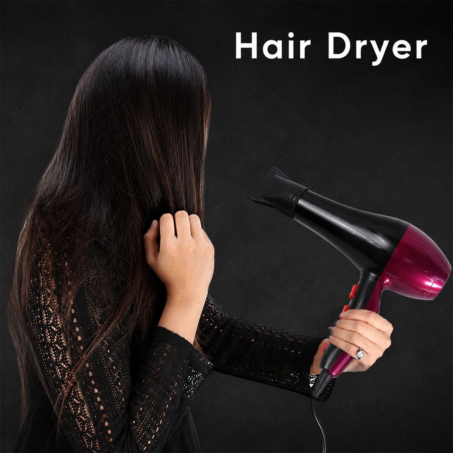 Professional Hair Dryer – High Power 2-Speed Salon Dryer | Calm & Curl