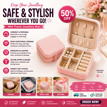 Jewellery Box For Women Mini Portable Jewelry Box