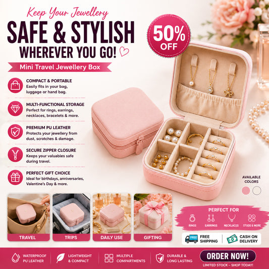 Jewellery Box For Women Mini Portable Jewelry Box