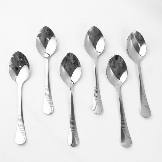 Supermom Stainless Steel Dining Spoons (6 Pc  Set)