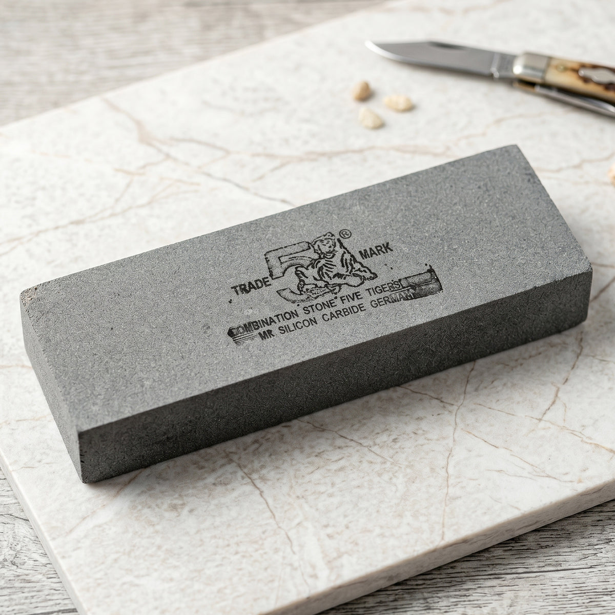 Combination Knife Sharpening Stone Silicon Carbide Whetstone B Grade (1 Pc)