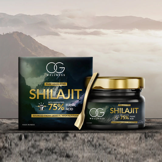 Og Wellness Pure Himalayan Shilajit Resin (20 Gm  1 Pc)