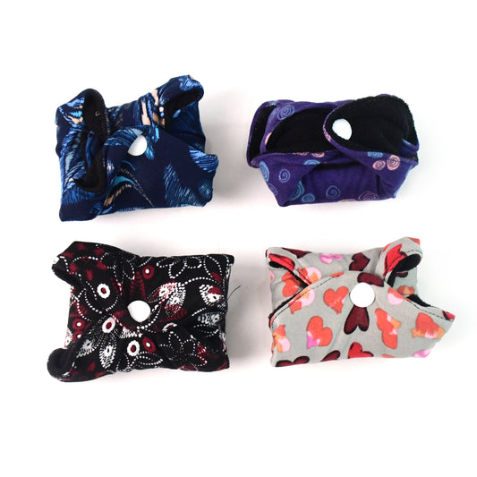 Reusable Cloth Sanitary Pads For Women (4 Pc  Set)