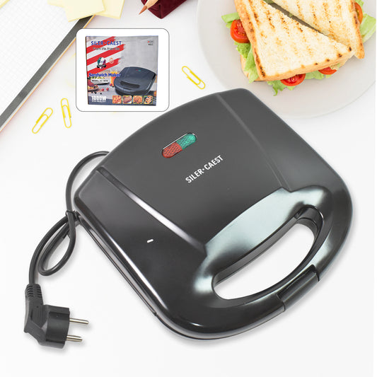 2818 Sandwich Maker Makes Sandwich Non-stick Plates Easy To Use With Indicator Lights