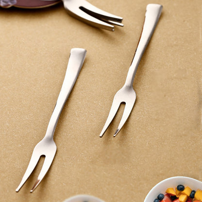 Apex 6 In 1 Stainless Steel Fruit Fork (1 Set)