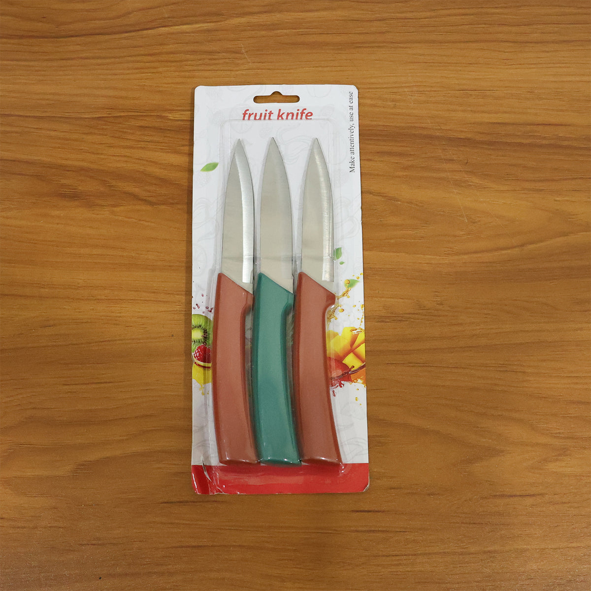 Multipurpose Kitchen Fruit  Vegetable Cutting Knife Set (Pack Of 3)