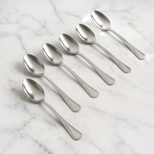 Supermom Stainless Steel Dining Spoons (6 Pc  Set)