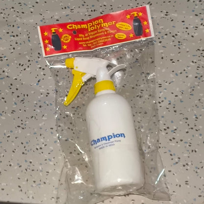 Packaging view of floral plastic spray bottle 500ml ready for retail sale