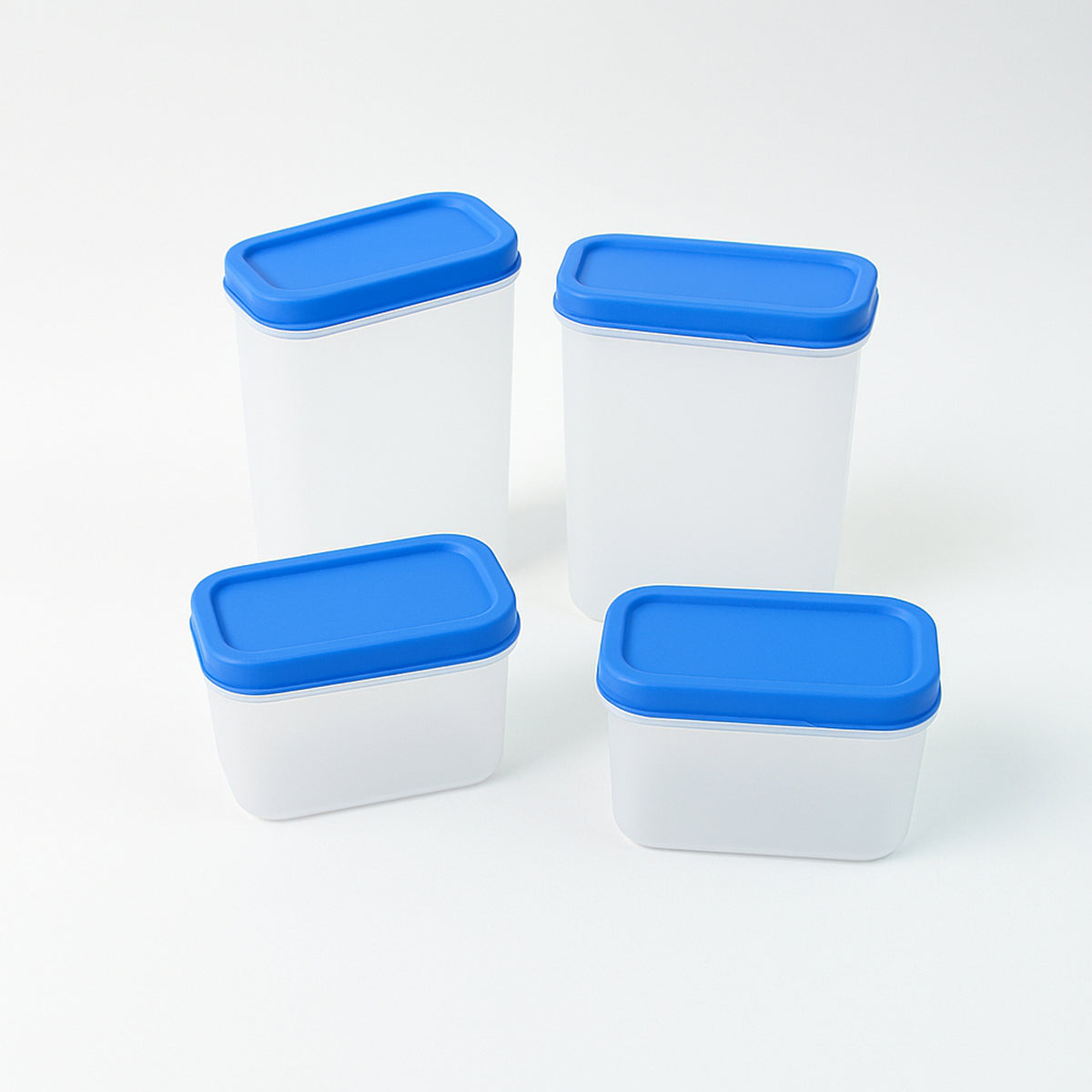 Apex Glory Plastic Storage Container Box Set (4 Pc)