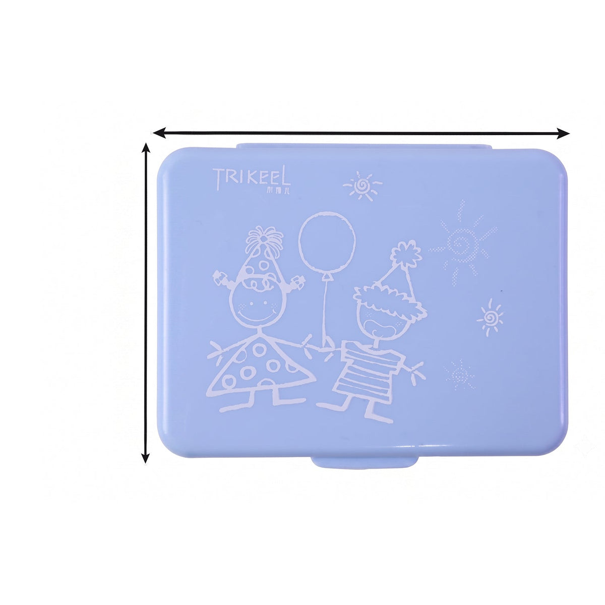 6 Compartment Plastic Pill Organizer Box Portable Medicine Storage Case (1 Pc)