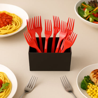 Premium Disposable Plastic Forks (1 Pc)