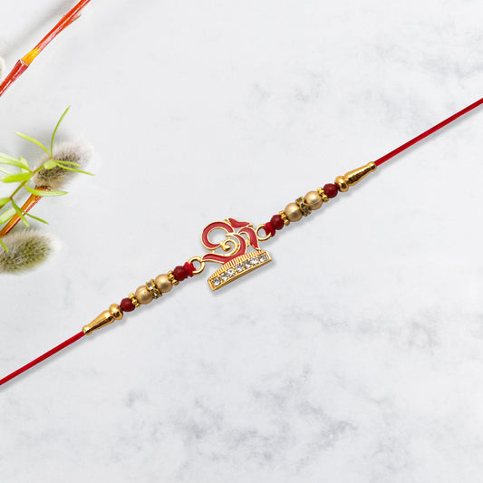 Stylized Trishul And Shivling Rakhi