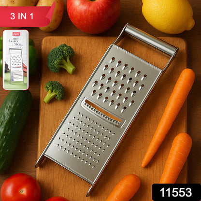 Apex Stainless Steel Grater  Slicer (3 In 1)