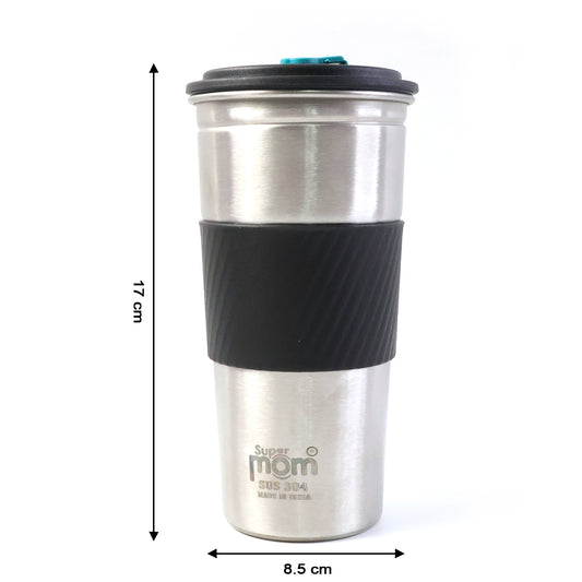Supermom Stainless Steel Sip Mate Travel Tumbler (Approx. 500 Ml)
