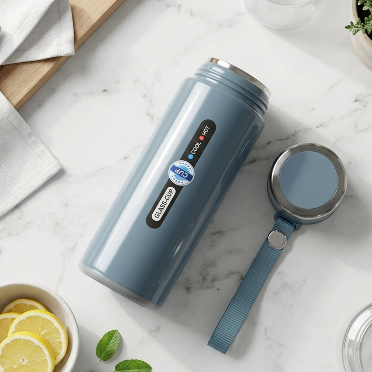 Stainless Steel Vacuum Insulated Water Bottle For Office Travel  Everyday Use
