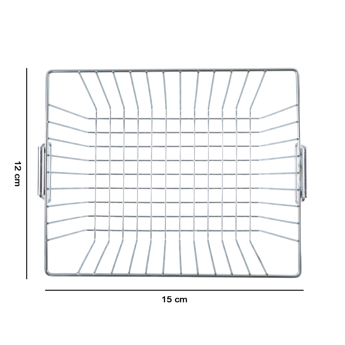 Multipurpose Stainless Steel Kitchen Sink Basket (1 Pc 12x15 Inch)