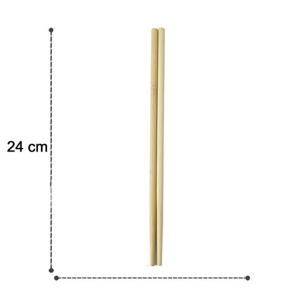 Premium Reusable Bamboo Chopsticks Set (Set Of 5 Pair)