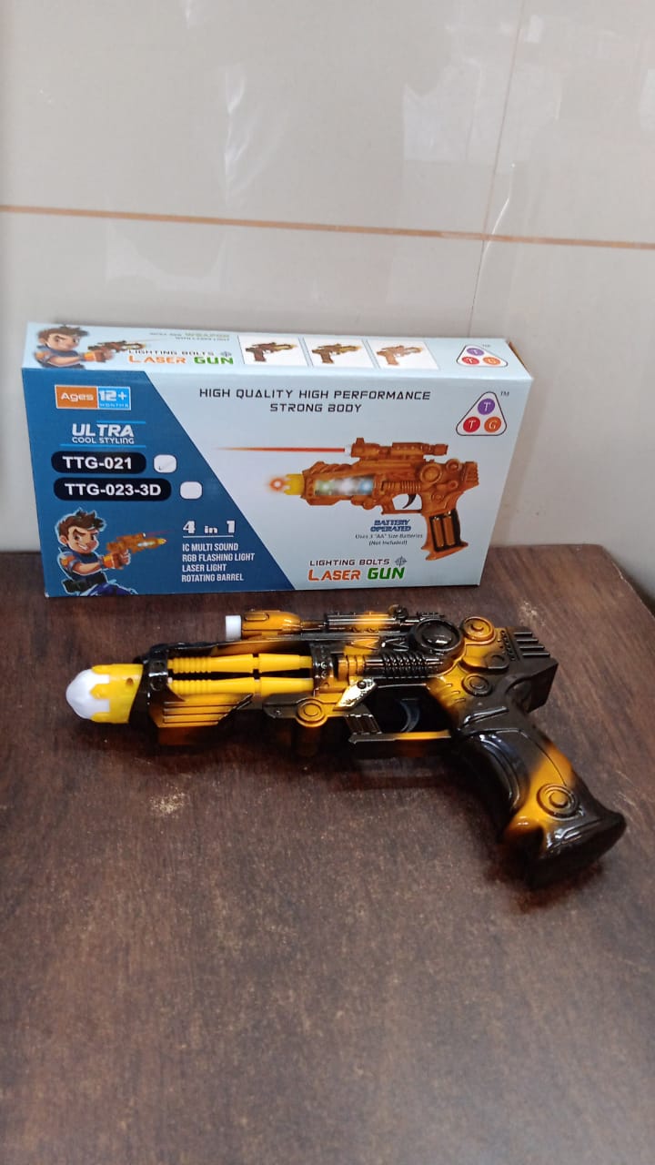 Laser gun toy kids play use