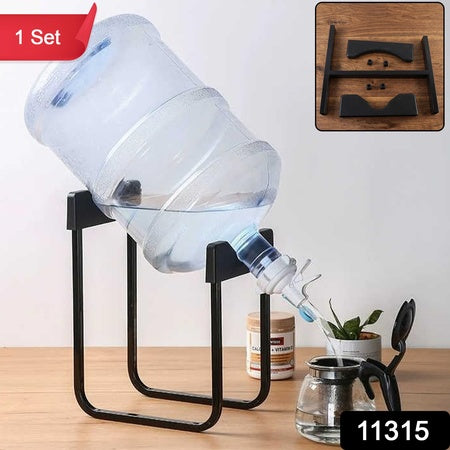 Metal Water Can Bottle Dispenser Stand Heavy Duty Holder For 20 Litre (1 Set)