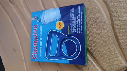 Durable ergonomic plastic handle for lifting 20L water bottles safely