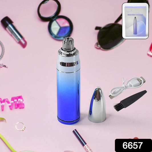 Nose hair trimmer demonstrating effortless and precise use