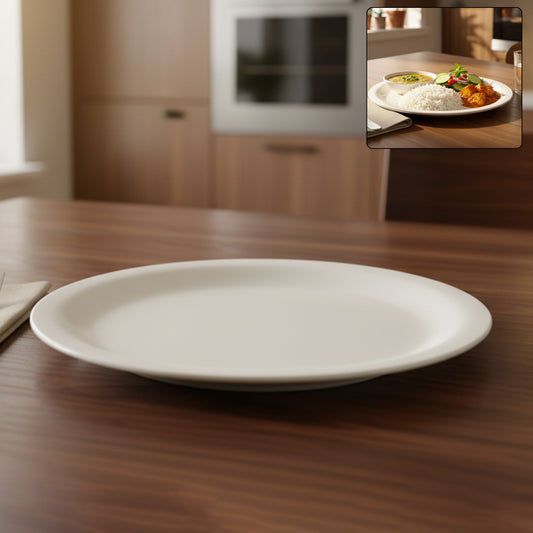 Premium Round Dinner Plate (28cm  1 Pc)