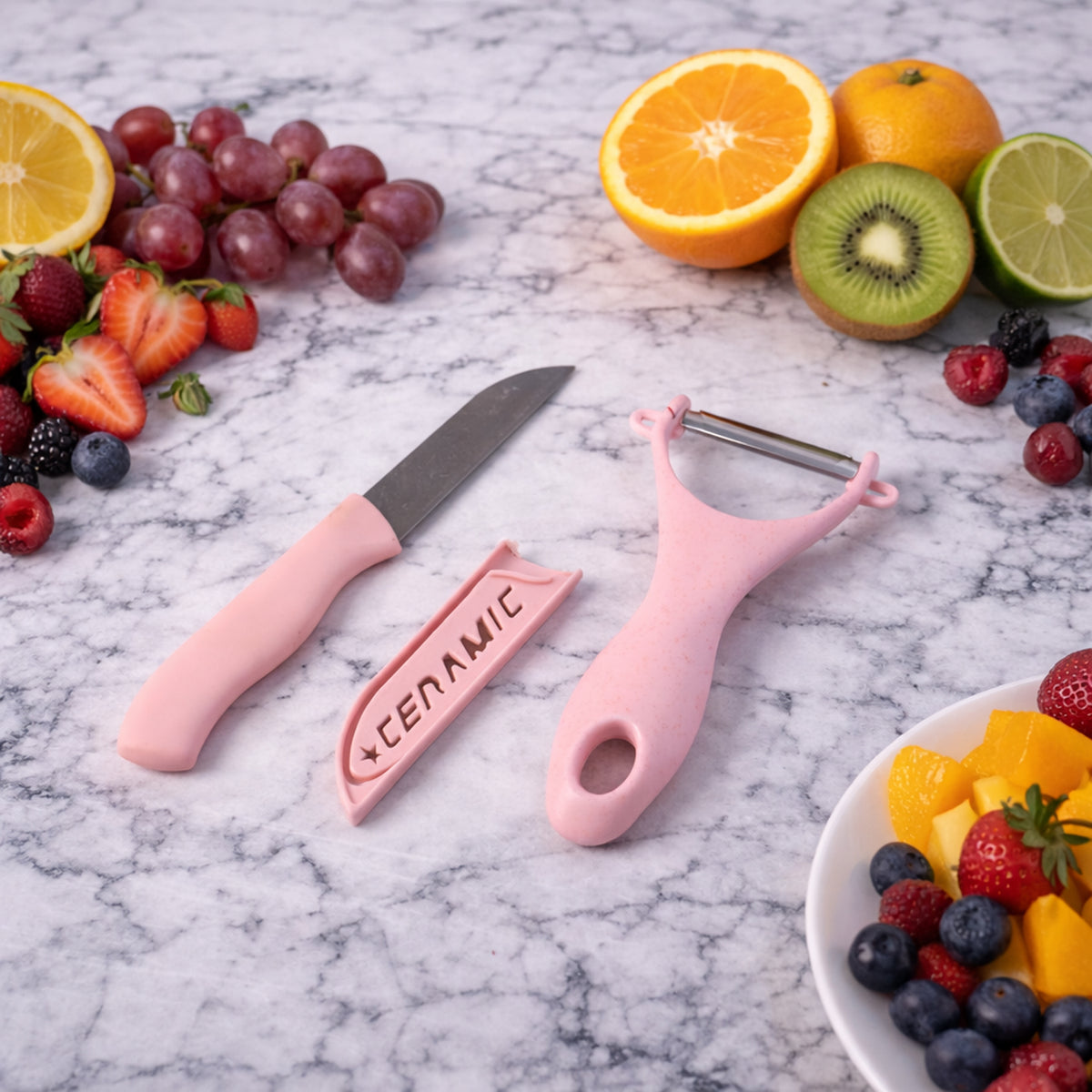 3-in-1 Multipurpose Fruit And Vegetable Cutting Board Set (1 Set)