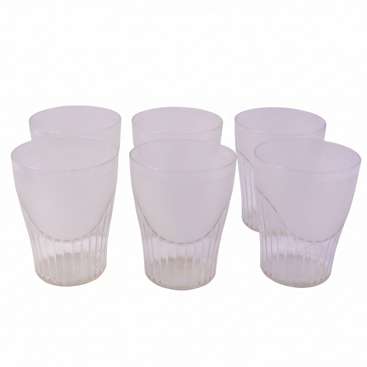 Classic Plastic Juice Glass Set Unbreakable Water Tumbler For Home (6 Pc Set)