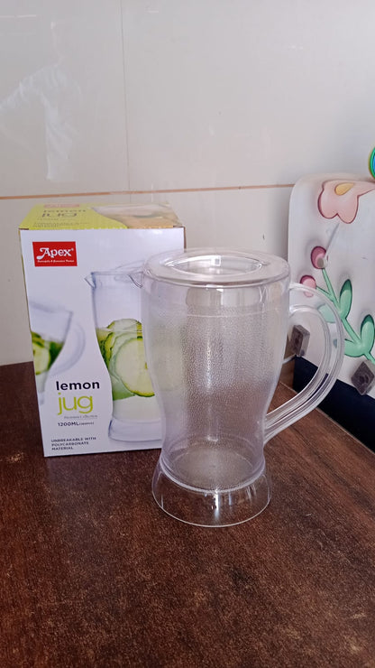 Apex lemon jug placed in modern kitchen setting for fresh water use