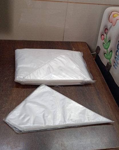 Disposable piping bags packed in bulk for multiple decorating projects