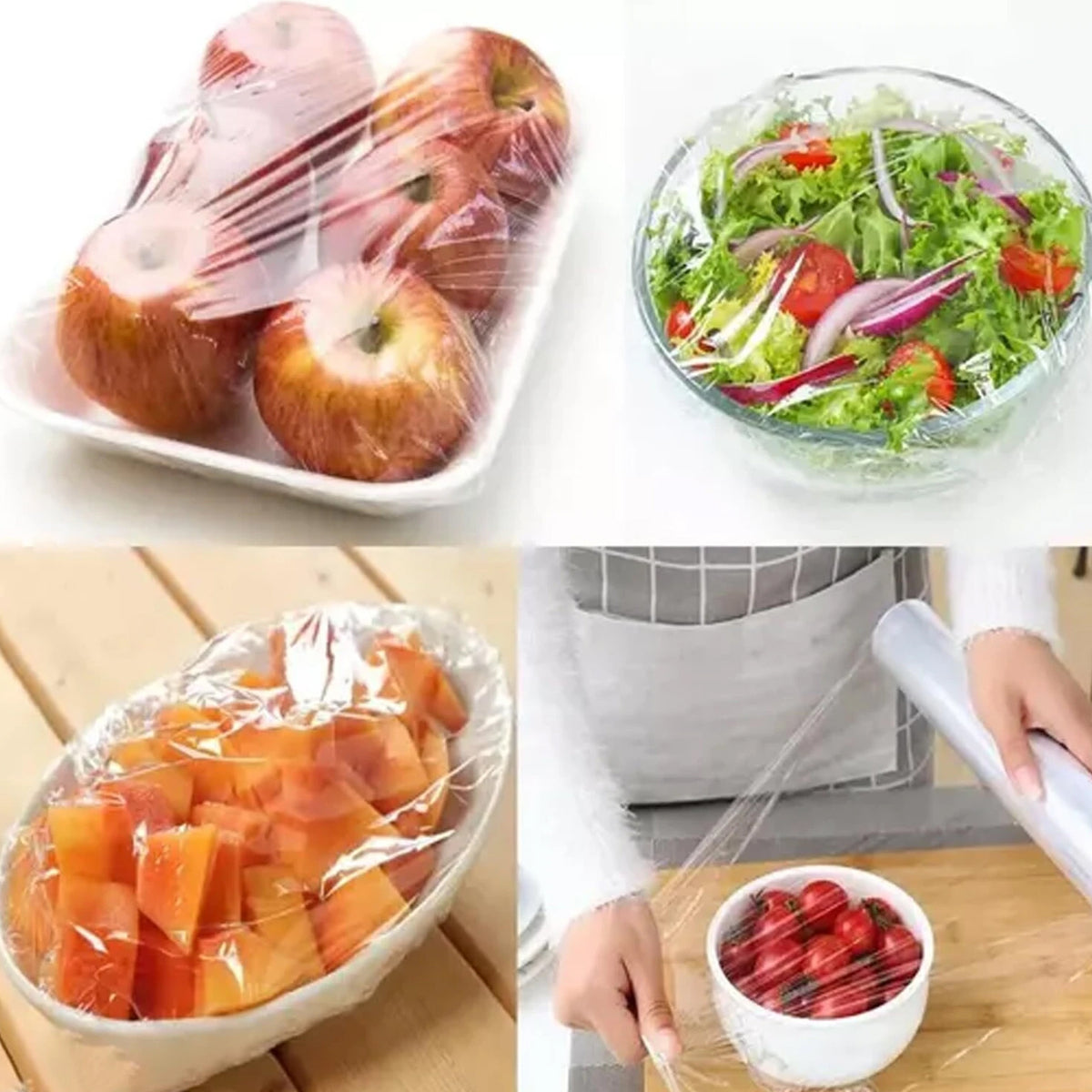 Food Grade Cling Wrap Roll (30 Bag 300x300 Mm)