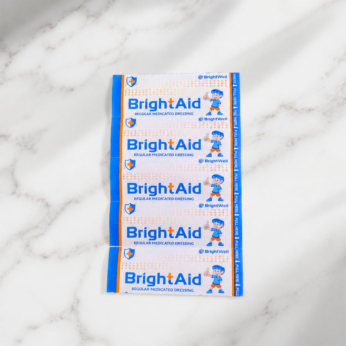 Brightaid Regular Adhesive Bandages For Cuts Wounds And First Aid (5 Pc)