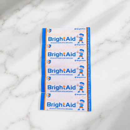 Brightaid Regular Adhesive Bandages For Cuts Wounds And First Aid (5 Pc)