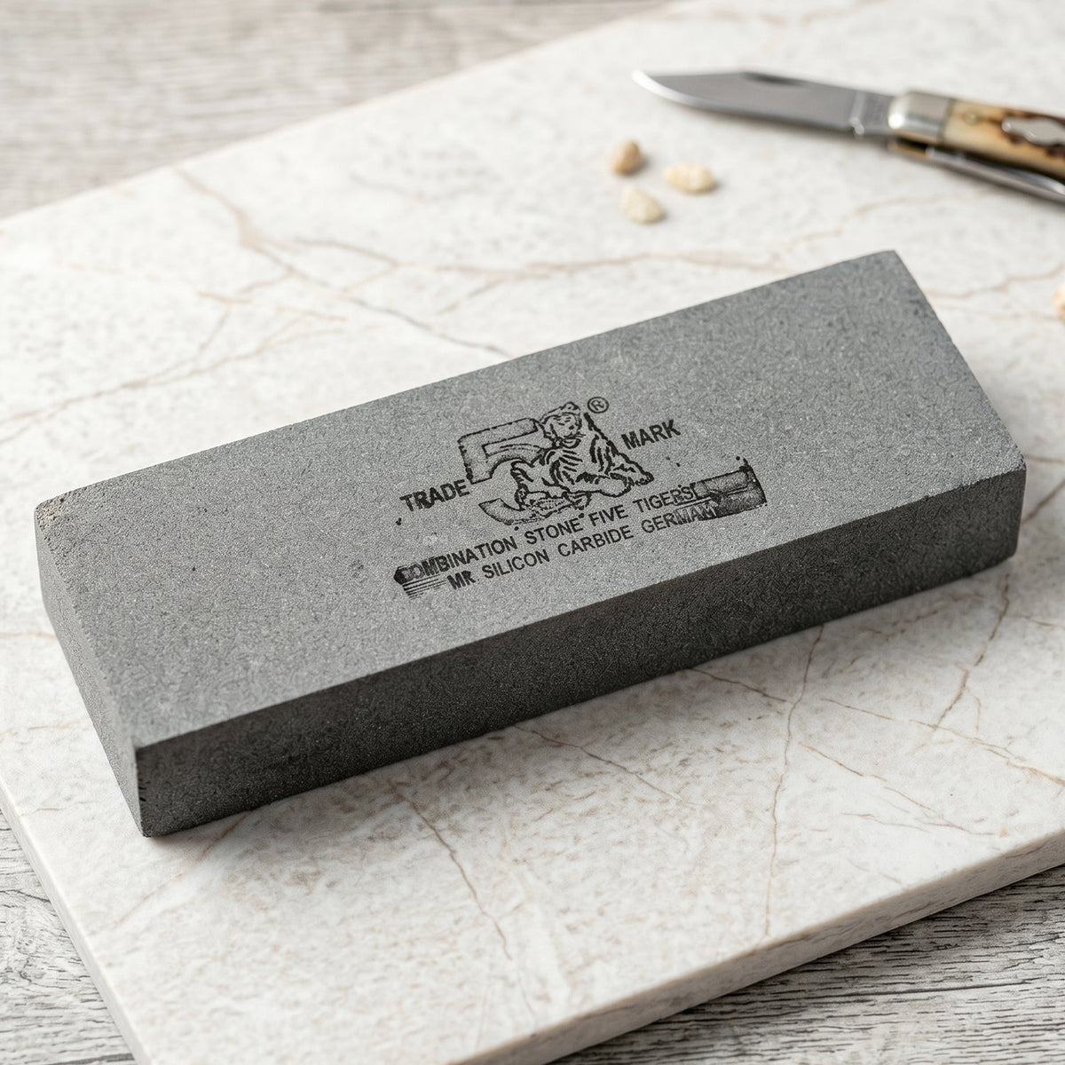 Combination Knife Sharpening Stone Silicon Carbide Whetstone B Grade (1 Pc)