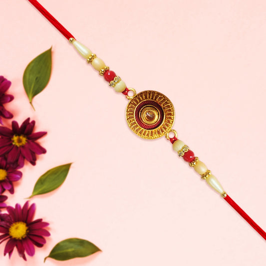Traditional Om Design Rakhi