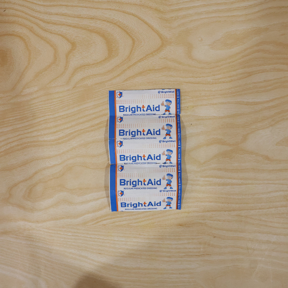 Brightaid Regular Adhesive Bandages For Cuts Wounds And First Aid (5 Pc)